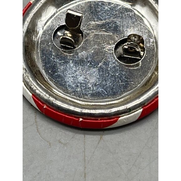 set of 2 American flag smile face red white blue pins without pin back  READ - Picture 5 of 5